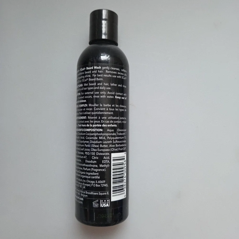 LUSTER'S S CURL BEARD 4-IN-1 WASH 8OZ‎ WITH FREE SHIPPING! NEW